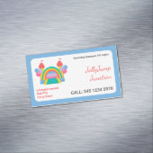 kaatsenhok magnetisch visitekaartje (Voorbeeld)