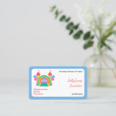 kaatsenhok visitekaartje (Staand voorkant)