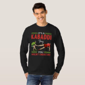 Kabaddi Game Sport Player Indian Team Training  1 T-shirt (Voorkant volledig)
