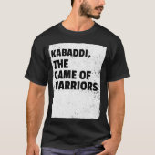 Kabaddihe Game Of Warriors Sport boy retro T-shirt (Voorkant)