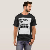 Kabaddihe Game Of Warriors Sport boy retro T-shirt (Voorkant volledig)