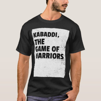 Kabaddihe Game Of Warriors Sport jongen retro T-shirt