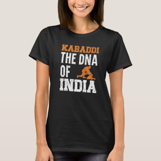 Kabadi de DNA van het Indiase team Sport Raider T-shirt (Voorkant)
