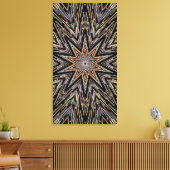 Kabamm! 21x40 Canvasprint Canvas Afdruk (Insitu (Woonkamer))
