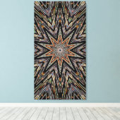 Kabamm! 21x40 Canvasprint Canvas Afdruk (Insitu (Houten vloer))
