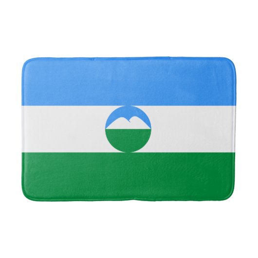 Kabardino Balkaria Vlag Badmat (Voorkant)