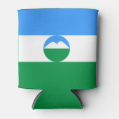 Kabardino Balkaria Vlag Blikjeskoeler (Voorkant)