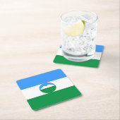 Kabardino Balkaria Vlag Kartonnen Onderzetters (Insitu)