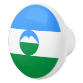 Kabardino Balkaria Vlag Keramische Knop (Rechts)