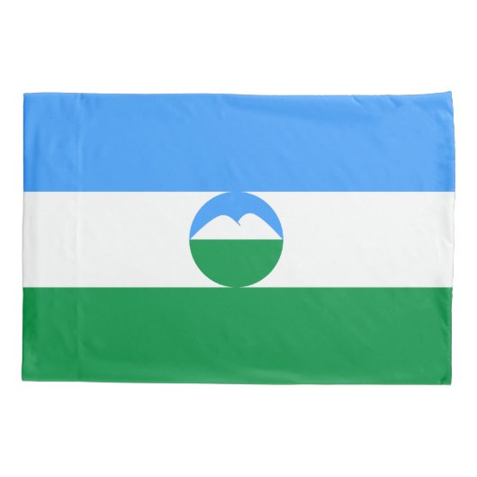 Kabardino Balkaria Vlag Kussensloop (Achterkant)