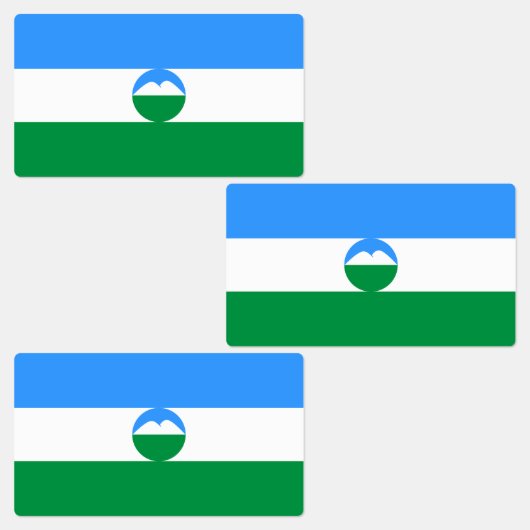 Kabardino Balkaria Vlag Labels (Groep)