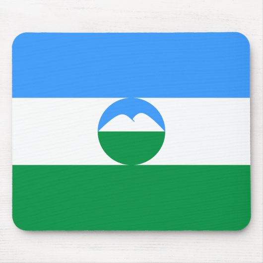 Kabardino Balkaria Vlag Muismat (Voorkant)