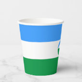 Kabardino Balkaria Vlag Papieren Bekers (Voorkant)