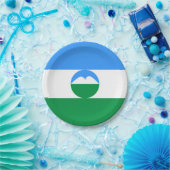 Kabardino Balkaria Vlag Papieren Bordje (Feest)