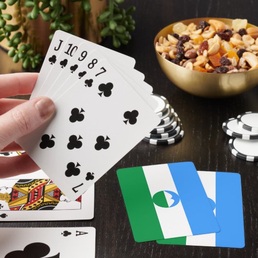 Kabardino Balkaria Vlag Pokerkaarten (Insitu)