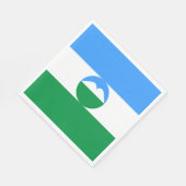 Kabardino Balkaria Vlag Servet (Hoek)