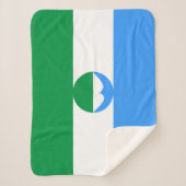 Kabardino Balkaria Vlag Sherpa Deken (Voorkant)