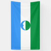 Kabardino Balkaria Vlag Spandoek (Verticaal)