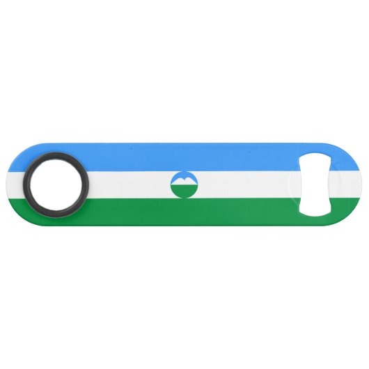Kabardino Balkaria Vlag Speed Flessenopener (Voorkant (Horizontaal))