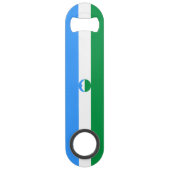 Kabardino Balkaria Vlag Speed Flessenopener (Achterkant)