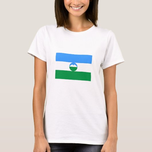 Kabardino Balkaria Vlag T-shirt (Voorkant)