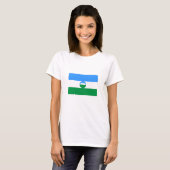 Kabardino Balkaria Vlag T-shirt (Voorkant volledig)