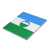 Kabardino Balkaria Vlag Tegeltje (Zijkant)