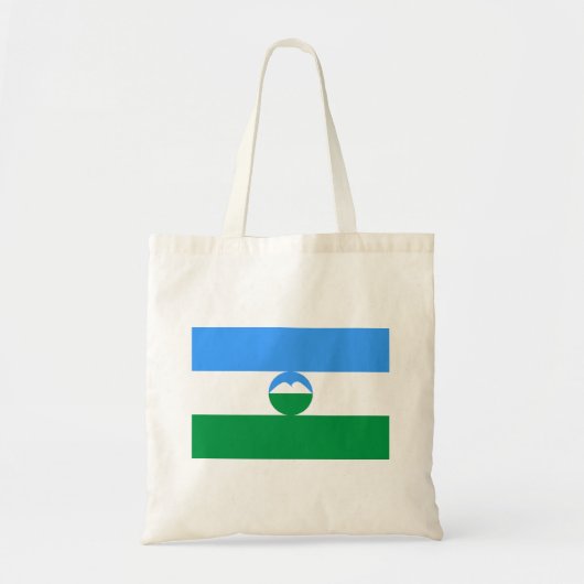 Kabardino Balkaria Vlag Tote Bag (Voorkant)