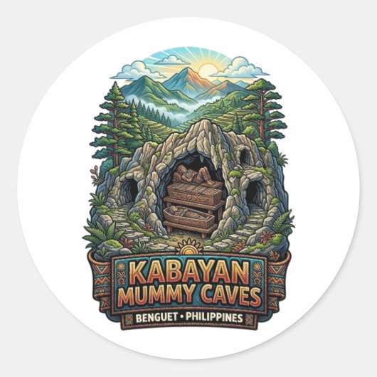 KABAYAN GROTEN RONDE STICKER (Voorkant)