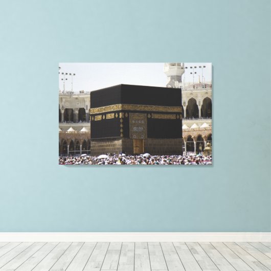 Kabba, 2011 Hajj Canvas Afdruk (Insitu (Houten vloer))