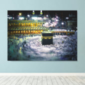 Kabbah 's nachts canvas afdruk (Insitu (Houten vloer))