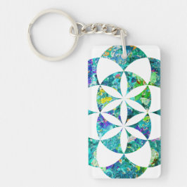 Kabbalah-boom van het leven sleutelhanger