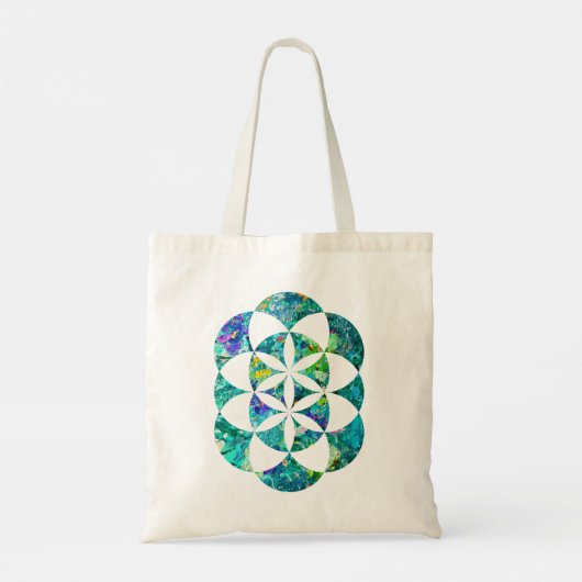 Kabbalah-boom van het leven tote bag (Achterkant)