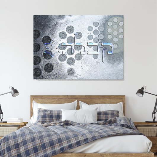 Kabbalah Canvas Afdruk (Insitu (Slaapkamer))
