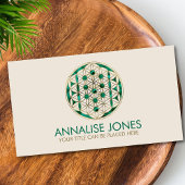 Kabbalah De boom van het leven - Bloem van het lev Visitekaartje