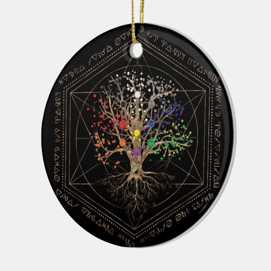 Kabbalah De boom van het leven Keramisch Ornament (Links)