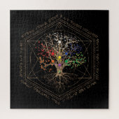 Kabbalah De boom van het leven Legpuzzel (Verticaal)