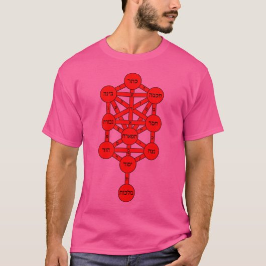 Kabbalah - Levensboom T-shirt (Voorkant)