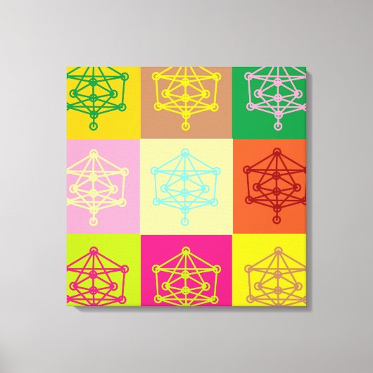 Kabbalah Pop Art Canvas Afdruk (Voorkant)