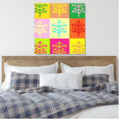 Kabbalah Pop Art Canvas Afdruk (Insitu (Slaapkamer))