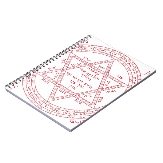 Kabbalah Star van David Notitieboek (Linkerzijde)