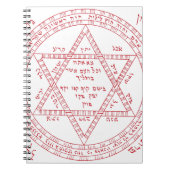 Kabbalah Star van David Notitieboek (Voorkant)