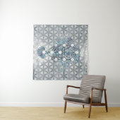 Kabbalah The Tree of Life Abalone shell and paarl Wandkleed (In Situ (horizontaal))