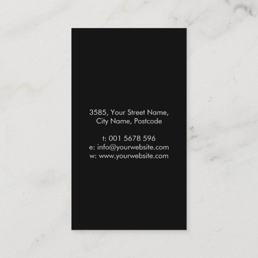 Kabbalah The Tree of Life Butterfly Ornament Visitekaartje (Achterkant)