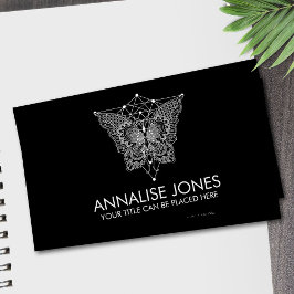 Kabbalah The Tree of Life - Butterfly Ornament Visitekaartje