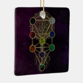 Kabbalah The Tree of Life - Etz Hayim Keramisch Ornament (Rechts)