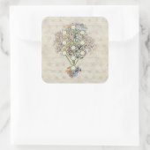 Kabbalah The Tree of Life - Etz Hayim Vierkante Sticker (Tas)