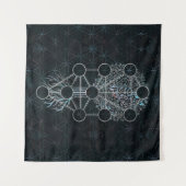Kabbalah The Tree of Life - Etz Hayim Wandkleed (Voorkant (horizontaal))
