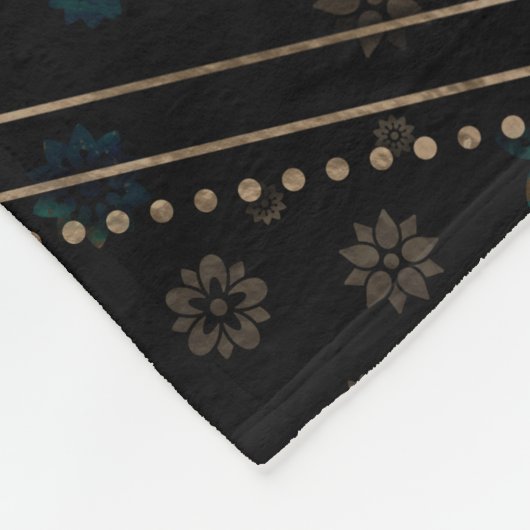 Kabbalah The Tree of Life Marble and Gold Fleece Deken (Hoek)