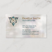 Kabbalah The Tree of Life Marble and Gold Visitekaartje (Voorkant)